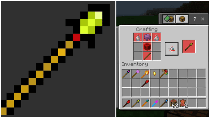 Crazy Wands Addon (1.20, 1.19) – MCPE/Bedrock Mod — screenshot 5