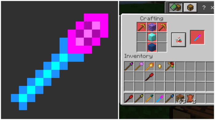 Crazy Wands Addon (1.20, 1.19) – MCPE/Bedrock Mod — screenshot 7