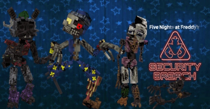 FNAF Security Breach Ruin Addon (1.20, 1.19) – MCPE/Bedrock Mod
