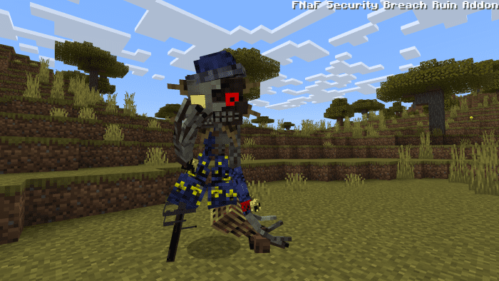 FNAF Security Breach Ruin Addon (1.20, 1.19) – MCPE/Bedrock Mod — screenshot 8