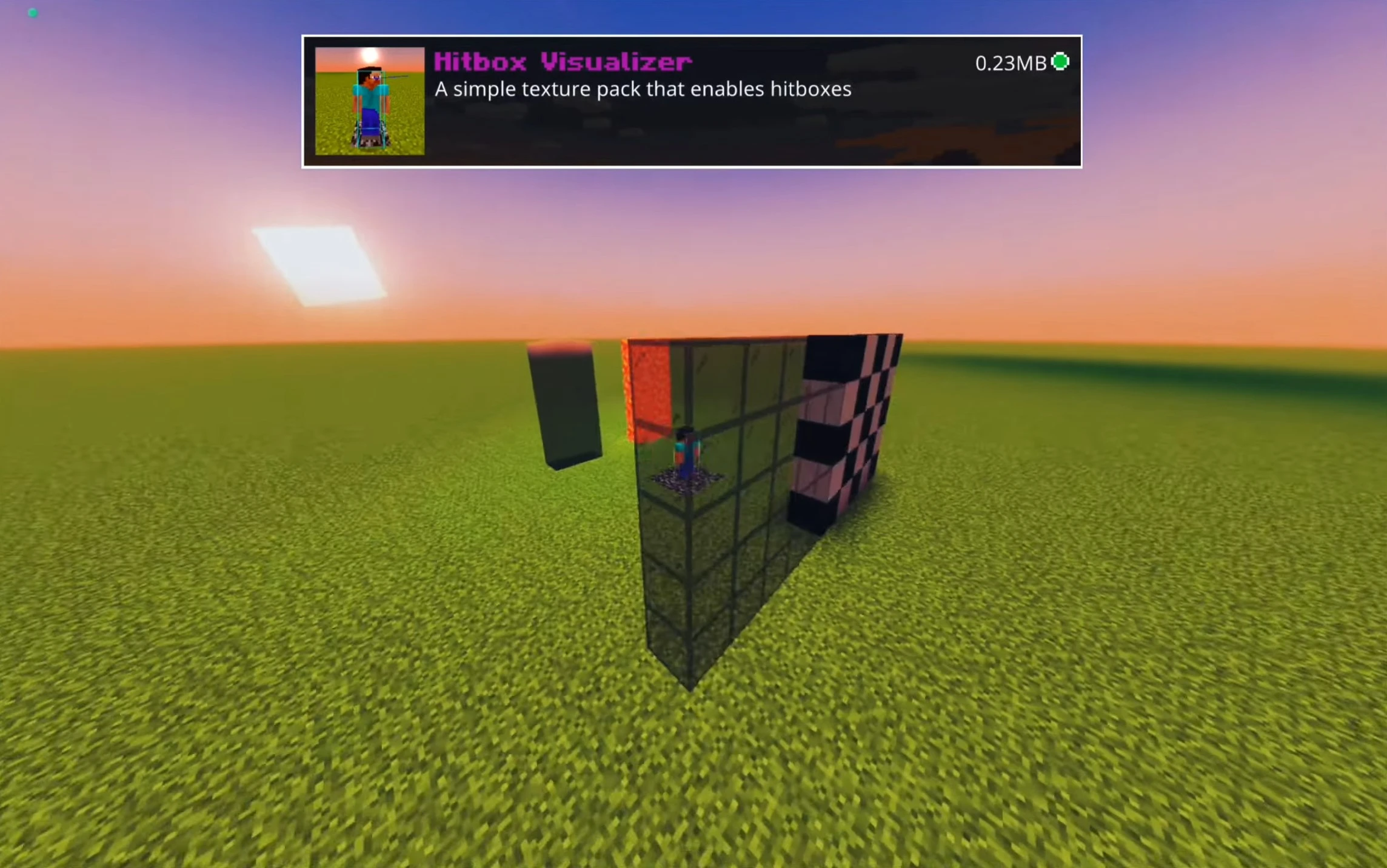 Hitbox Texture Pack (26.x, 1.21) – MCPE/Bedrock — screenshot 3