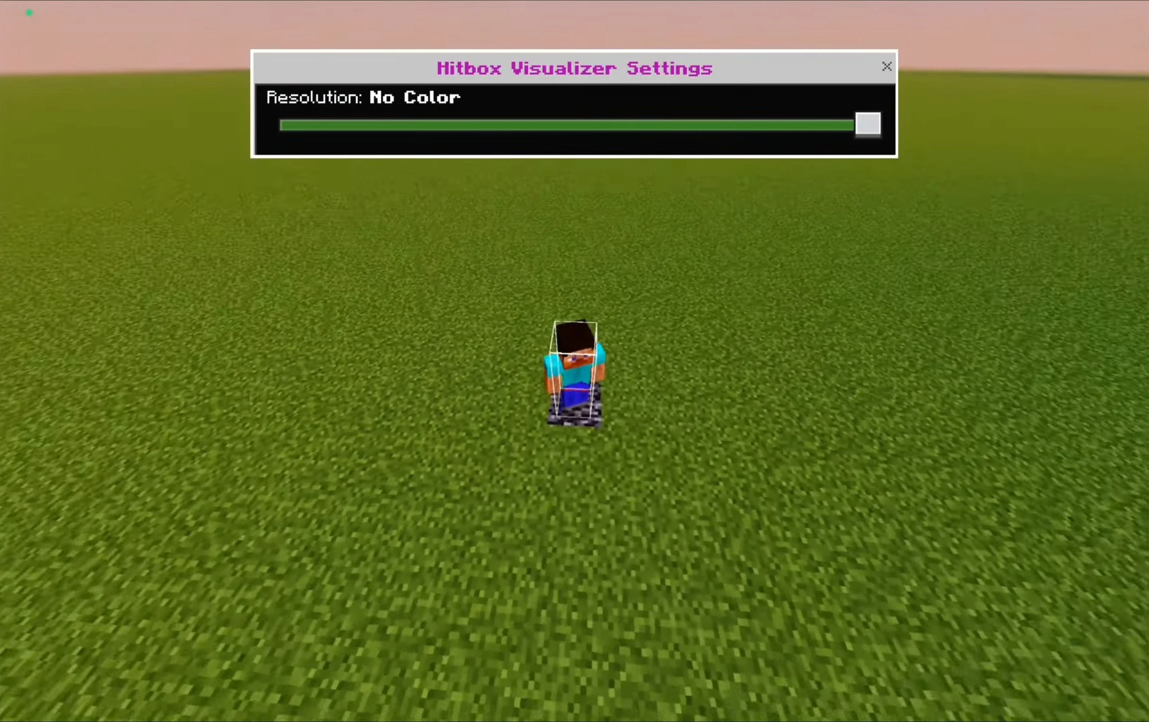 Hitbox Texture Pack (26.x, 1.21) – MCPE/Bedrock — screenshot 4