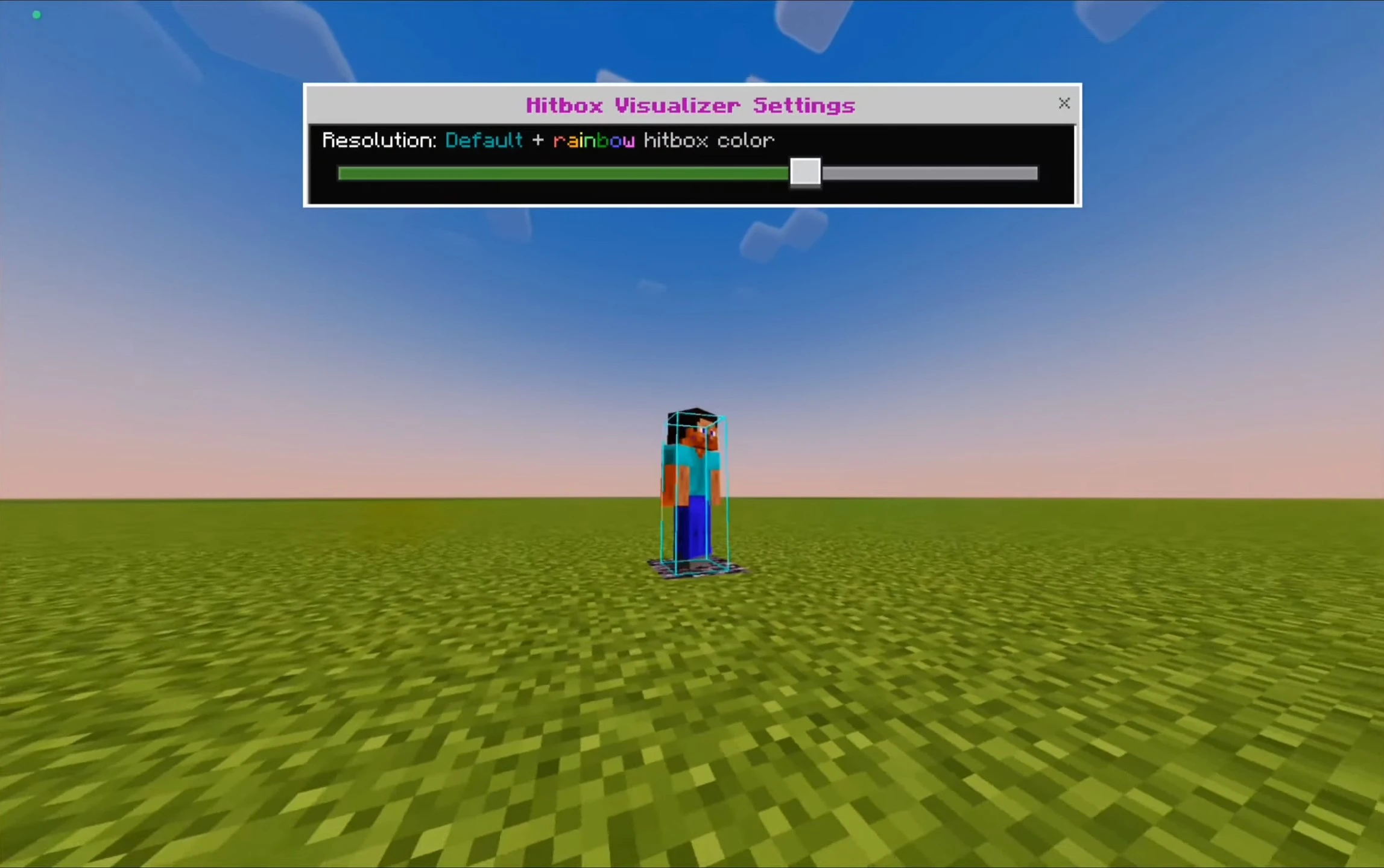Hitbox Texture Pack (26.x, 1.21) – MCPE/Bedrock — screenshot 5