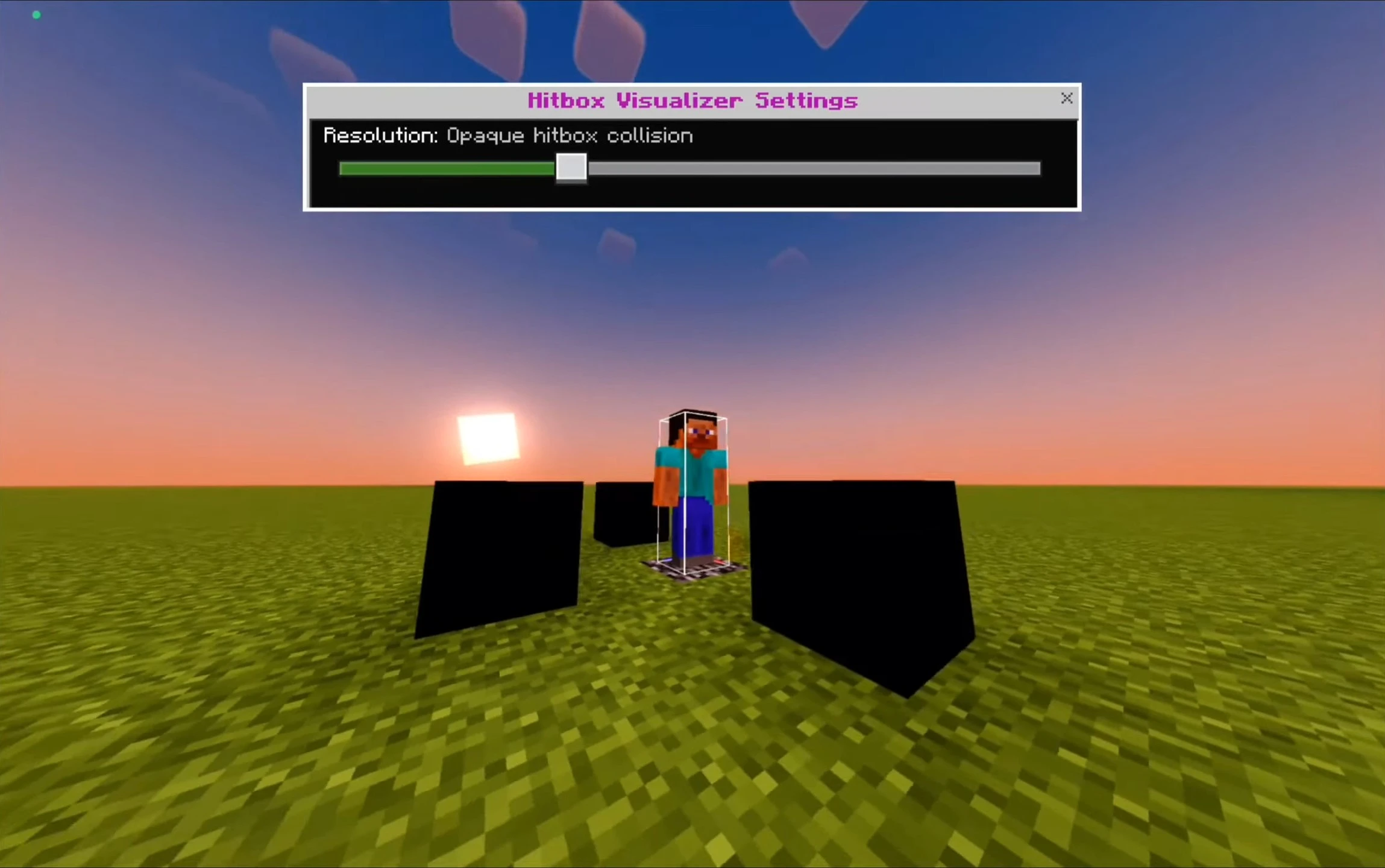 Hitbox Texture Pack (26.x, 1.21) – MCPE/Bedrock — screenshot 6