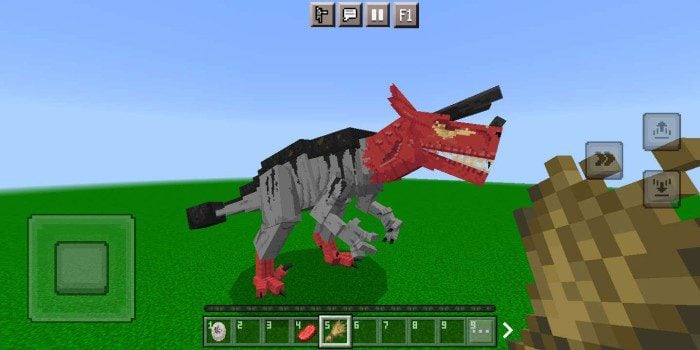 Jurassic World Fan Update Addon (1.20, 1.19) – MCPE/Bedrock Mod — screenshot 1