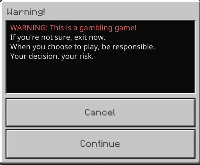 Casino Addon (1.20) – MCPE/Bedrock Script — screenshot 2