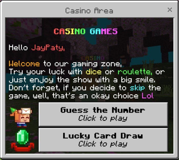 Casino Addon (1.20) – MCPE/Bedrock Script — screenshot 3