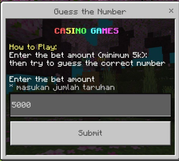 Casino Addon (1.20) – MCPE/Bedrock Script — screenshot 5