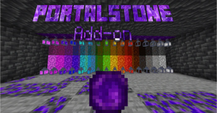 Portalstone Addon (1.19) – MCPE/Bedrock Mod