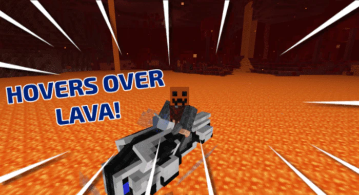 Plasma Hoverbike Addon (1.19) – MCPE/Bedrock Mod