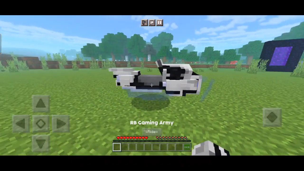 Plasma Hoverbike Addon (1.19) – MCPE/Bedrock Mod — screenshot 4