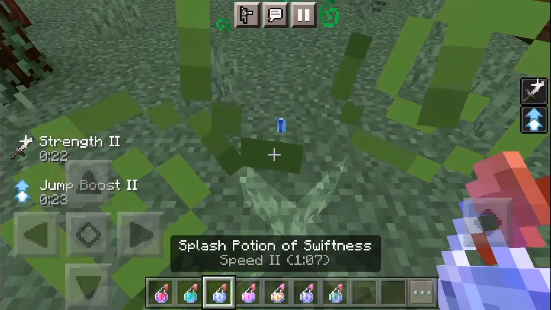 Mob Effects HUD Texture Pack (1.21, 1.20) – MCPE/Bedrock — screenshot 2