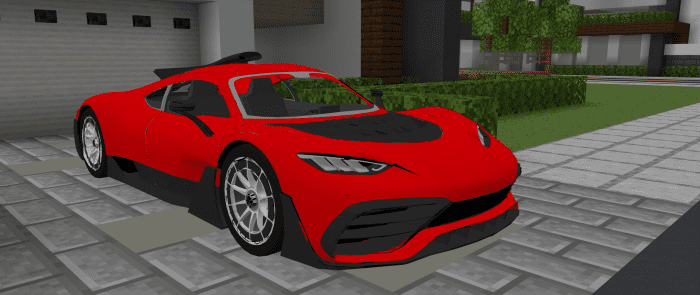 Mercedes AMG Project 1 Addon (1.19) – MCPE/Bedrock Mod — screenshot 1