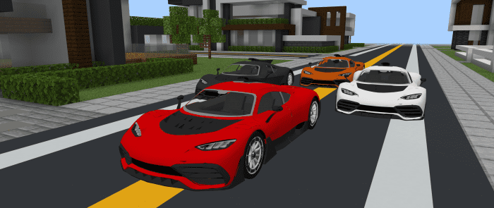 Mercedes AMG Project 1 Addon (1.19) – MCPE/Bedrock Mod — screenshot 5