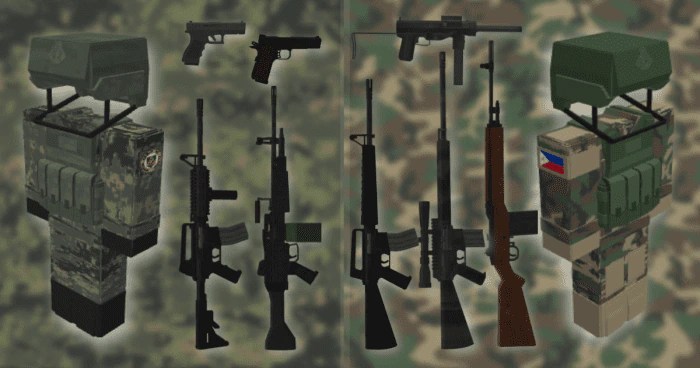 Philippine Army Addon (1.19) – 3D Gun Warpack — screenshot 1