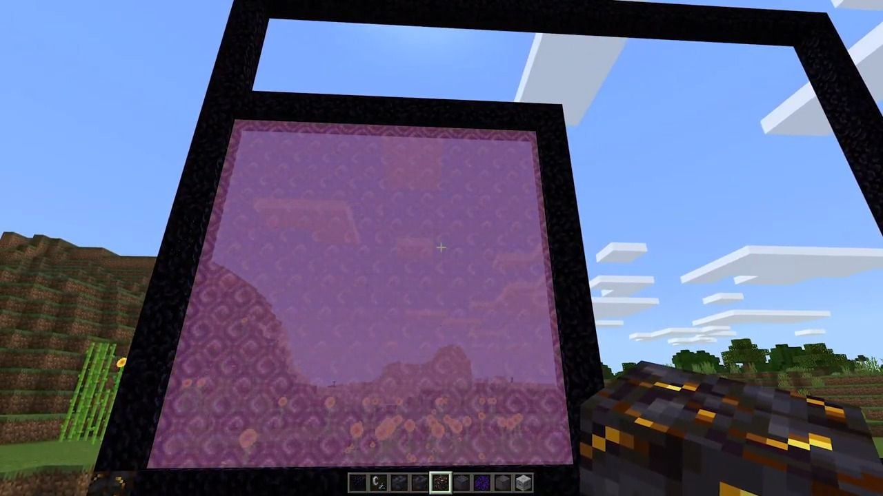 RGB Nether Portals Texture Pack (1.21, 1.20) – MCPE/Bedrock — screenshot 4