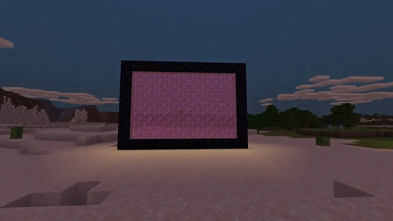 RGB Nether Portals Texture Pack (1.21, 1.20) – MCPE/Bedrock — screenshot 6