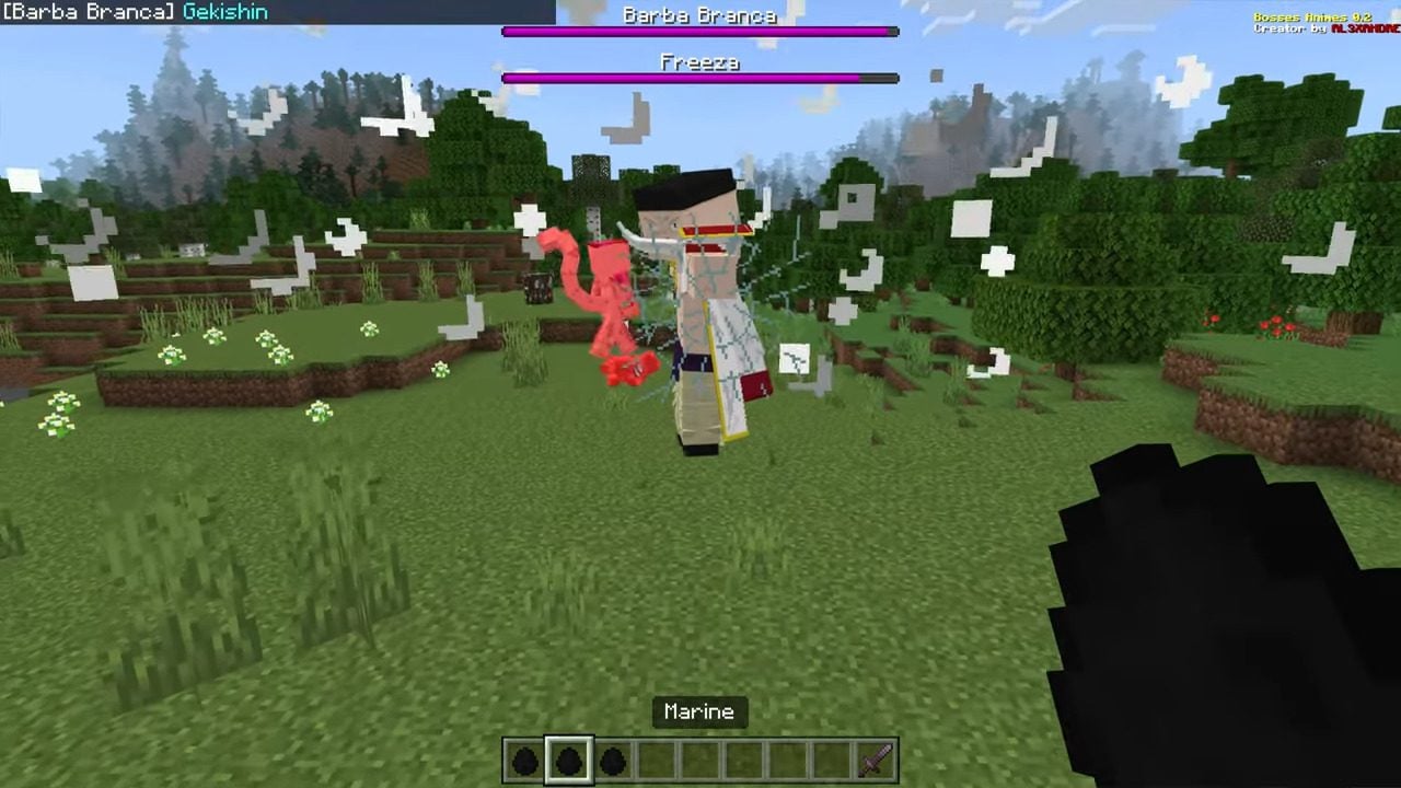 Bosses Anime Addon (1.19) – MCPE/Bedrock Mod — screenshot 7