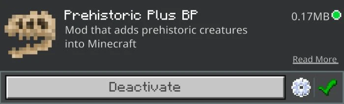 Prehistoric Plus Addon (1.19) – MCPE/Bedrock Dinosaur Mod — screenshot 1