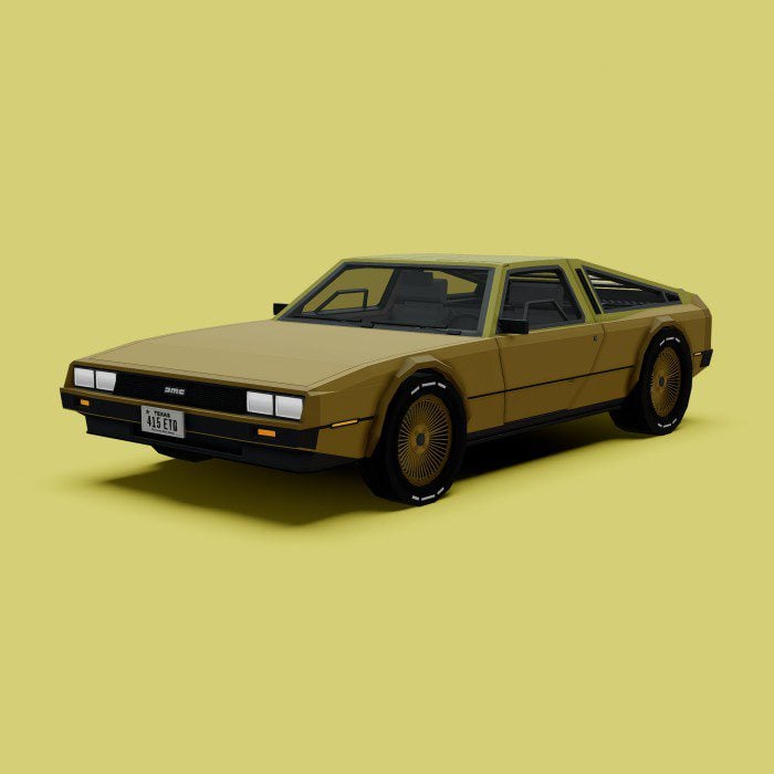DeLorean DMC-12 Addon (1.19) – MCPE/Bedrock Car Mod — screenshot 2