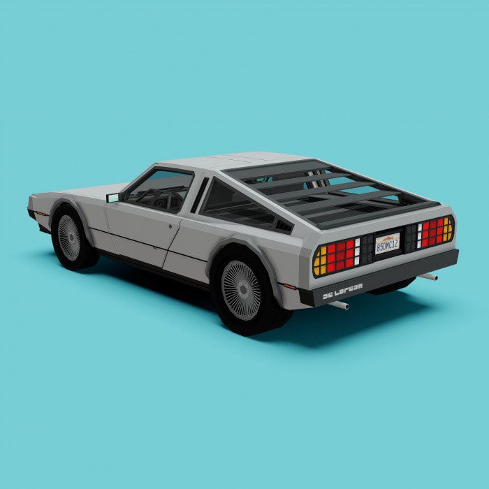 DeLorean DMC-12 Addon (1.19) – MCPE/Bedrock Car Mod — screenshot 4