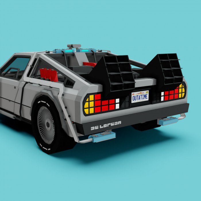 DeLorean DMC-12 Addon (1.19) – MCPE/Bedrock Car Mod — screenshot 5