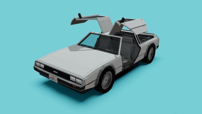 DeLorean DMC-12 Addon (1.19) – MCPE/Bedrock Car Mod — screenshot 8