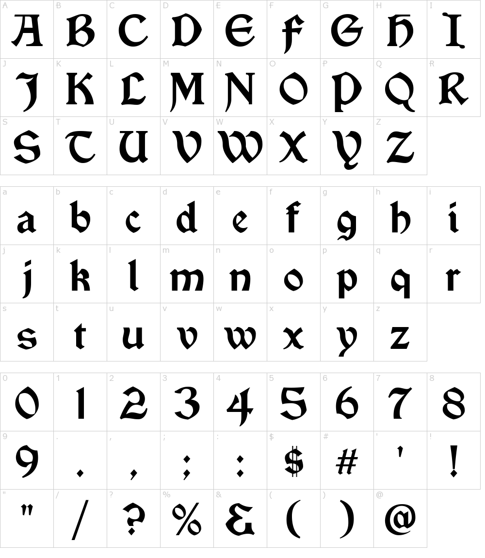 Gothic RPG Font Texture Pack (26.x, 1.21) – MCPE/Bedrock — screenshot 3