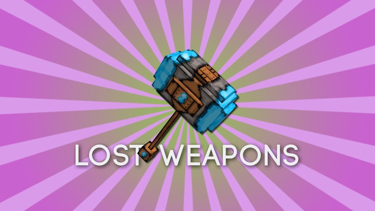Lost Weapons Addon (1.19) – MCPE/Bedrock Mod