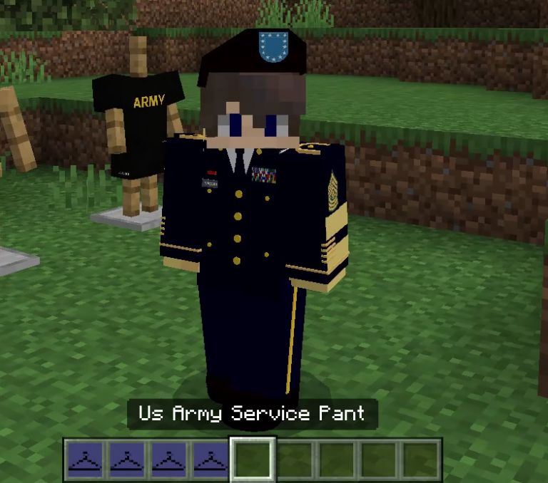 U.S. Army Uniform Addon (1.19) – MCPE/Bedrock Mod — screenshot 3