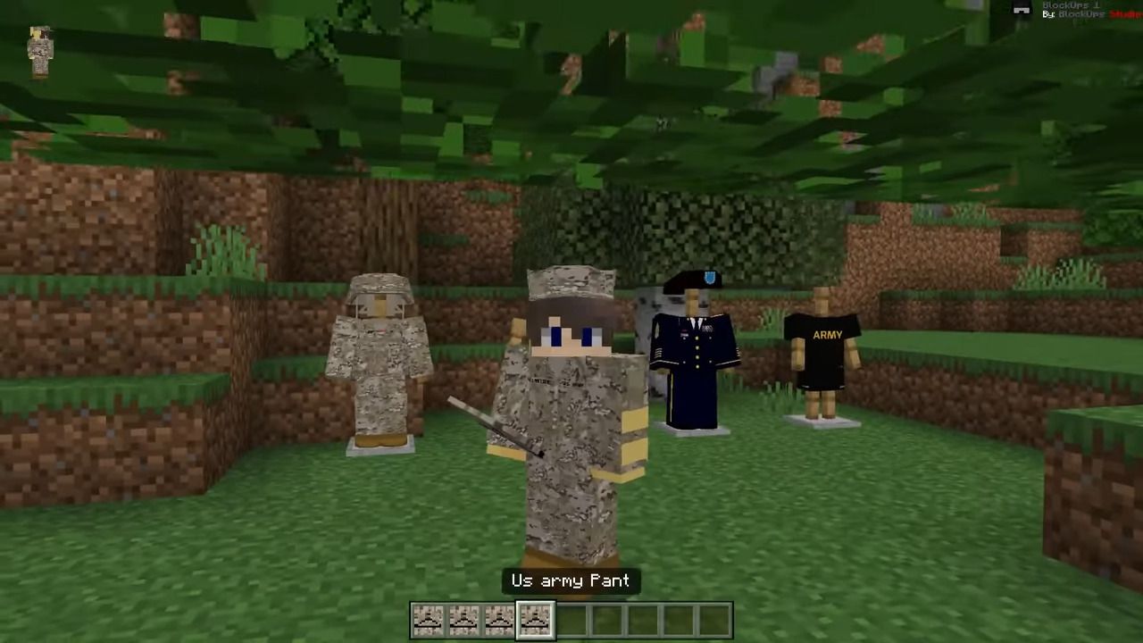 U.S. Army Uniform Addon (1.19) – MCPE/Bedrock Mod — screenshot 6