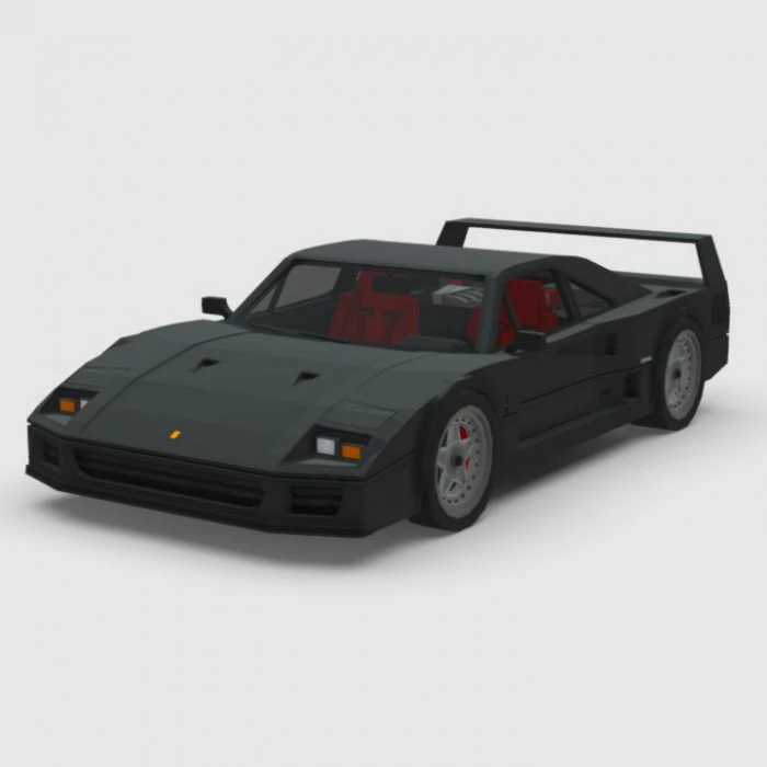'87 Ferrari F40 Addon (1.19) – MCPE/Bedrock Mod — screenshot 3