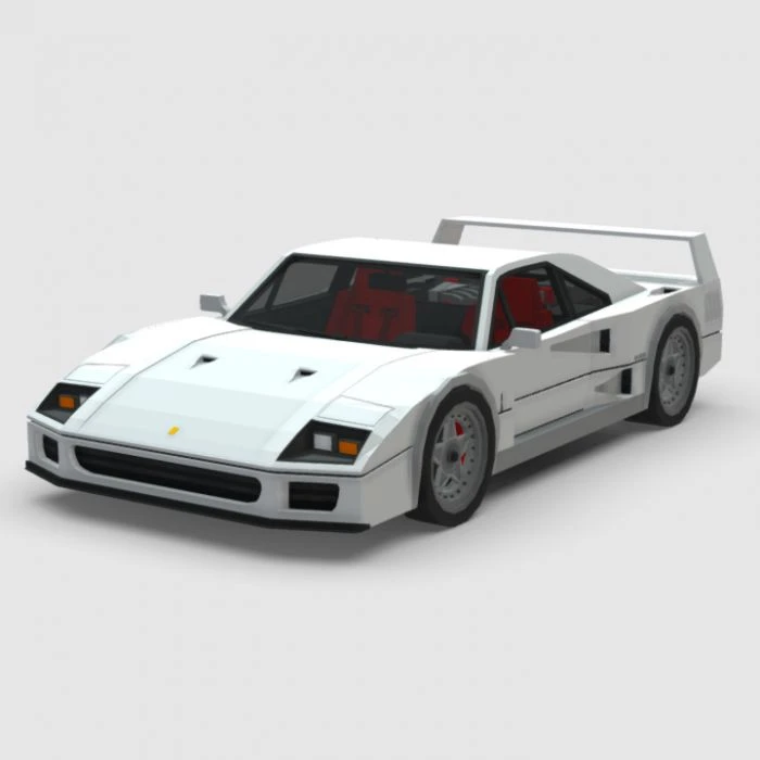 '87 Ferrari F40 Addon (1.19) – MCPE/Bedrock Mod — screenshot 4