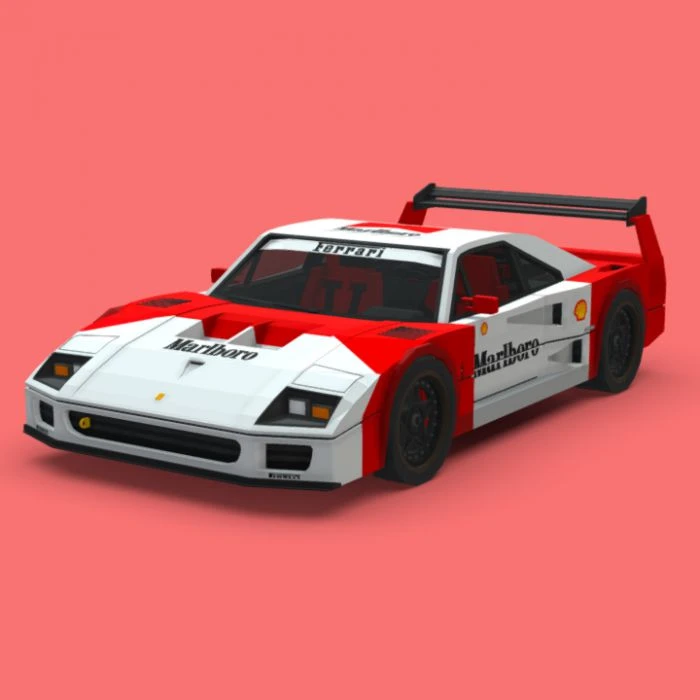 '87 Ferrari F40 Addon (1.19) – MCPE/Bedrock Mod — screenshot 6