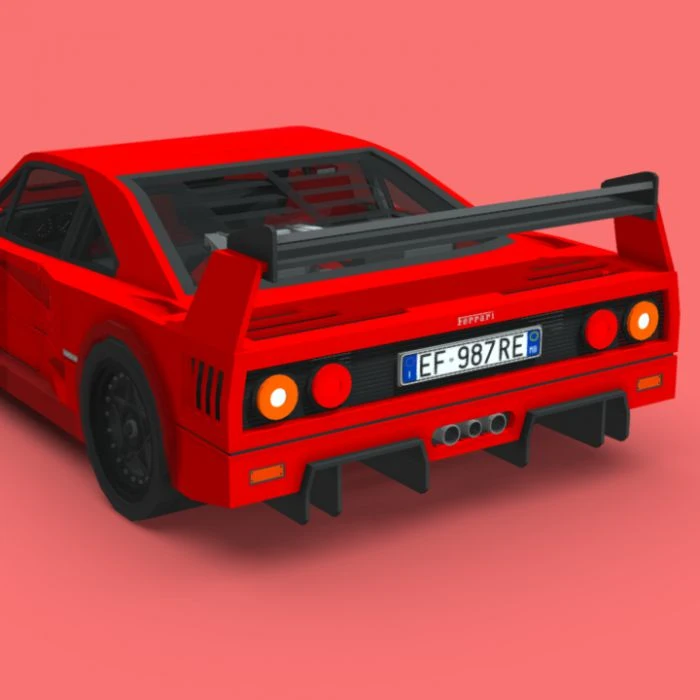 '87 Ferrari F40 Addon (1.19) – MCPE/Bedrock Mod — screenshot 7