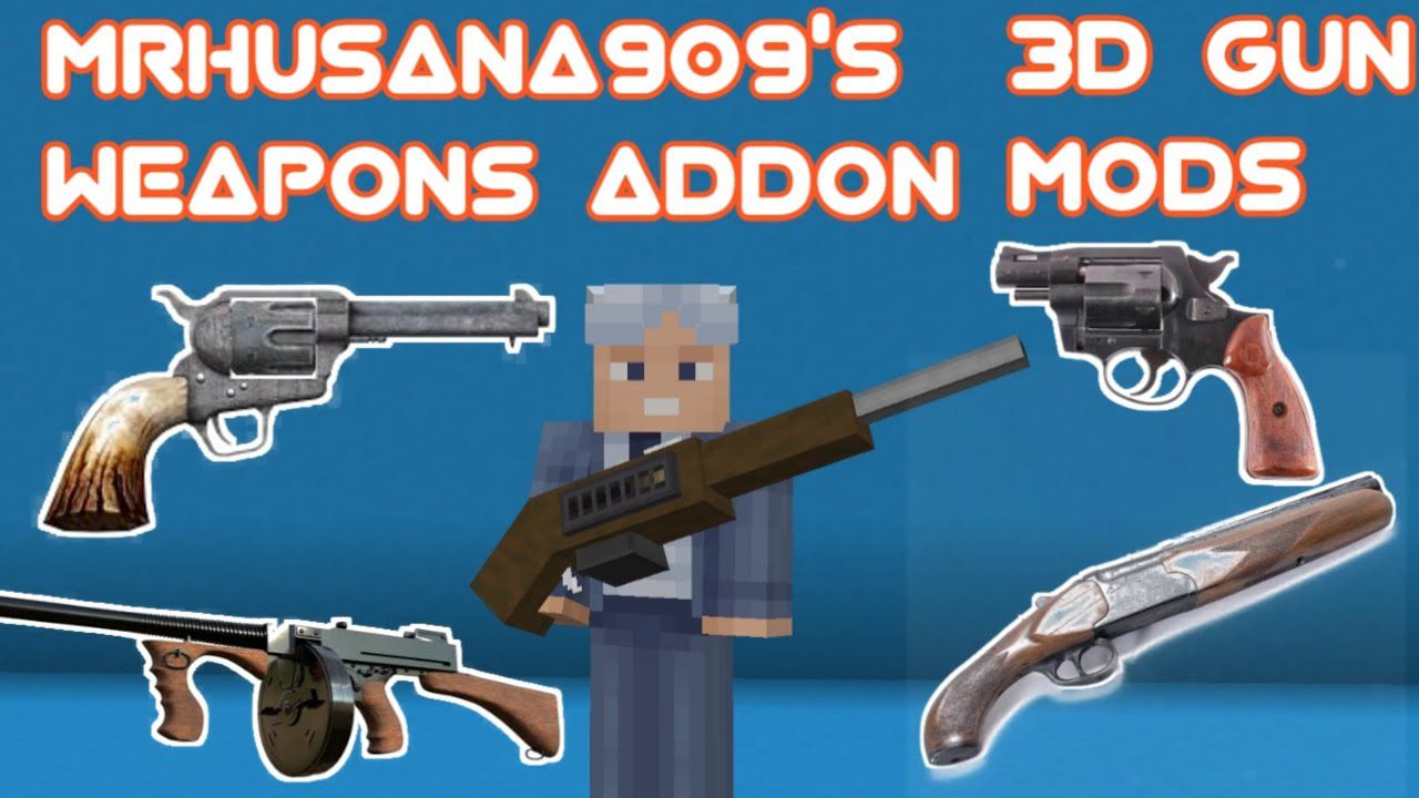 MrHusana909's Weapons Addon (1.19) – MCPE/Bedrock Mod
