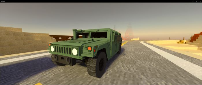 M1151a3 Humvee Addon (1.19) – MCPE/Bedrock Military Mod — screenshot 4