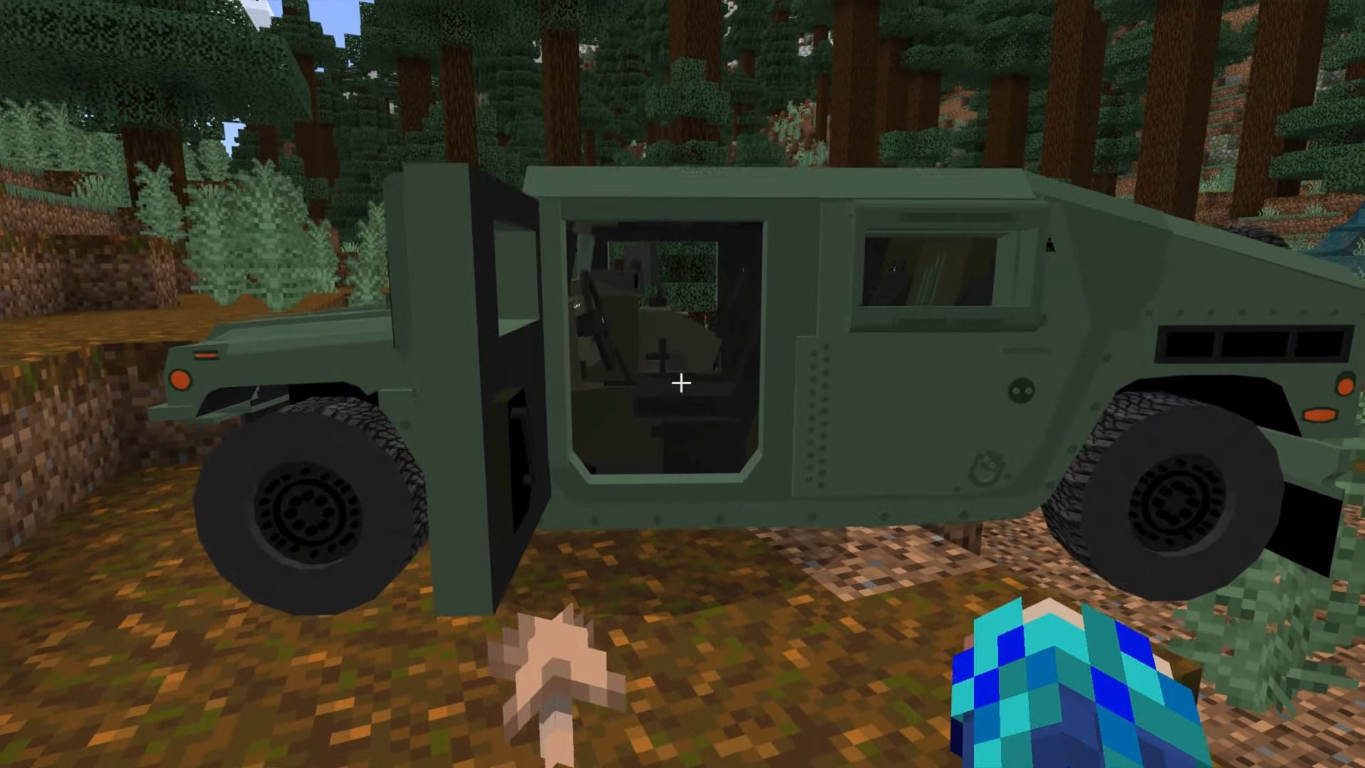 M1151a3 Humvee Addon (1.19) – MCPE/Bedrock Military Mod — screenshot 7