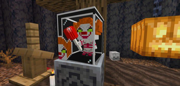Mini-POPS | FNAF Edition Addon (1.19) – MCPE/Bedrock Mod — screenshot 3