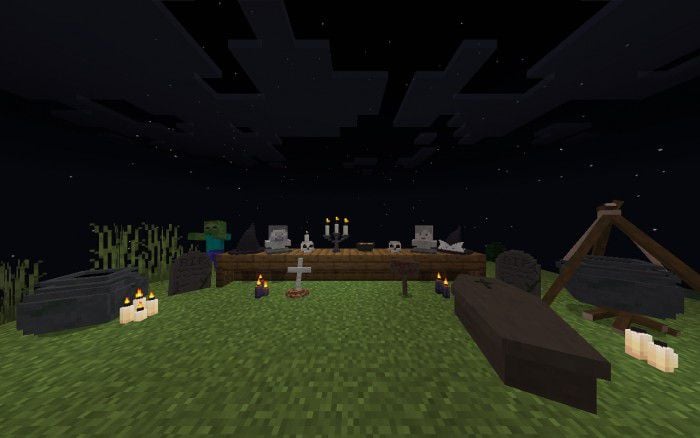 Halloween Decorations Addon (1.19) – MCPE/Bedrock Mod — screenshot 2