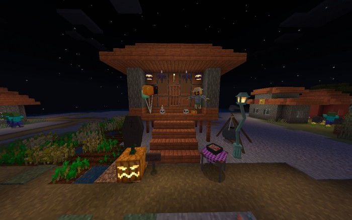 Halloween Decorations Addon (1.19) – MCPE/Bedrock Mod — screenshot 4