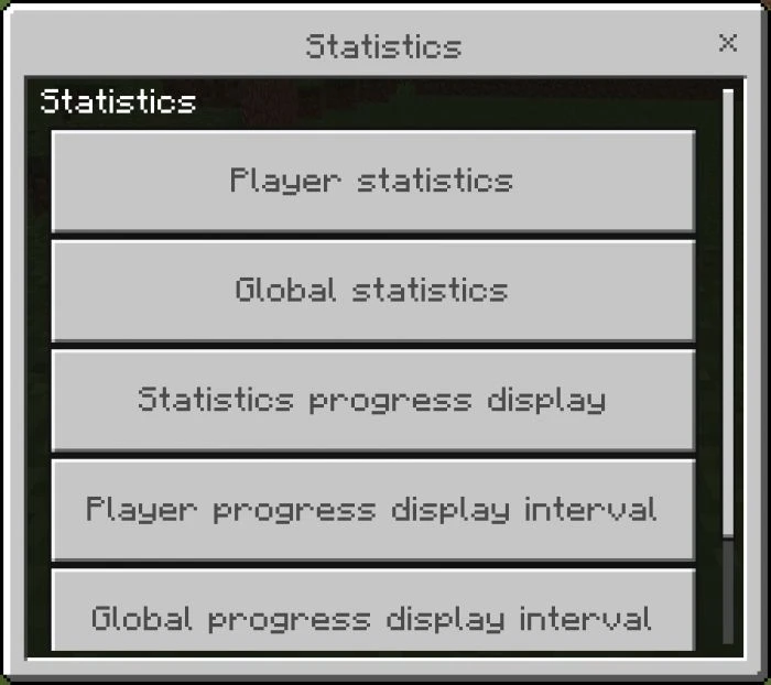 Statistics Addon (1.19) – MCPE/Bedrock Mod — screenshot 5