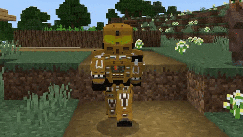 HaloCube Addon (1.19) – MCPE/Bedrock High Tech Armor Mod — screenshot 2