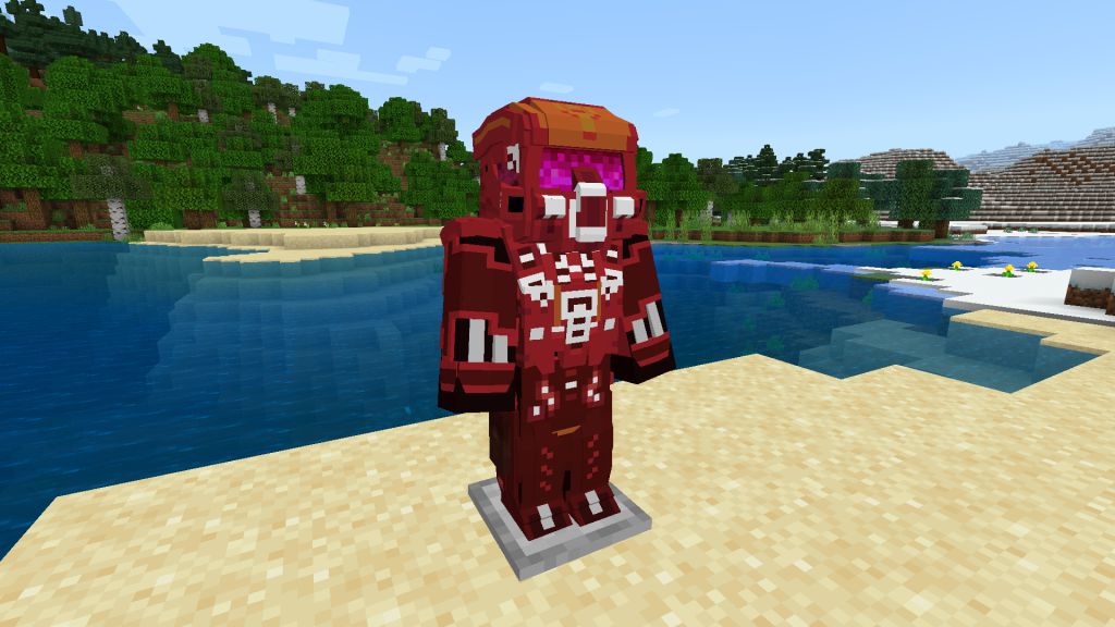 HaloCube Addon (1.19) – MCPE/Bedrock High Tech Armor Mod — screenshot 3