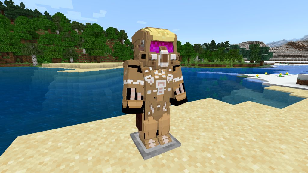 HaloCube Addon (1.19) – MCPE/Bedrock High Tech Armor Mod — screenshot 5