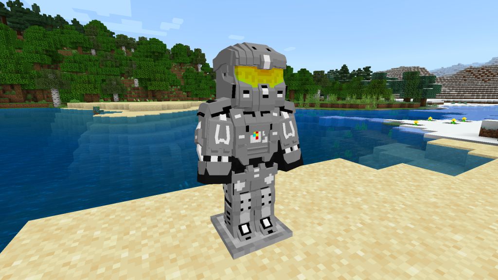 HaloCube Addon (1.19) – MCPE/Bedrock High Tech Armor Mod — screenshot 7