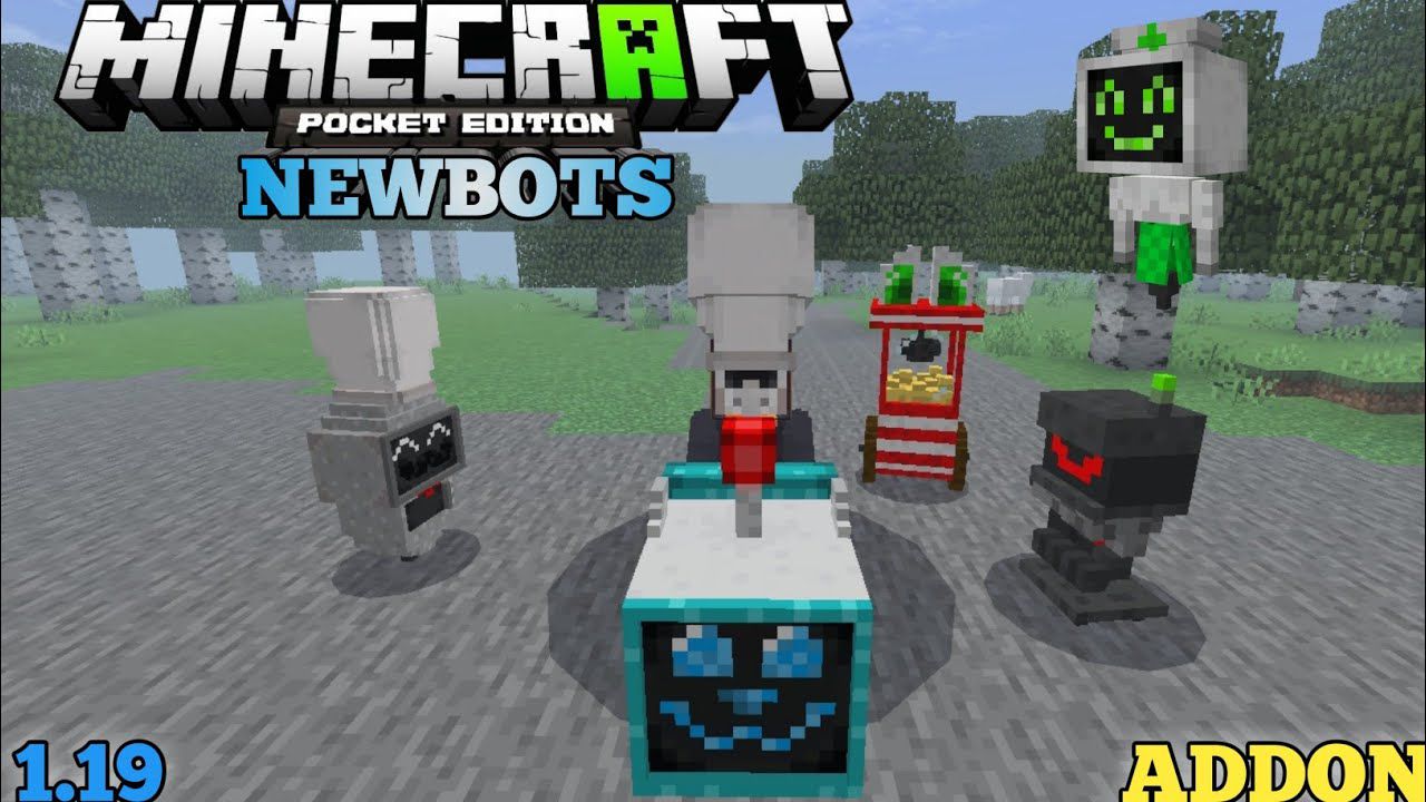 NewBots Addon (1.19) – MCPE/Bedrock Mod