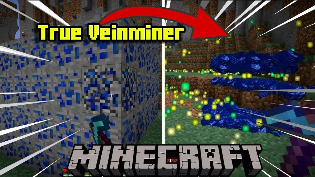True Veinminer Addon (1.19) – MCPE/Bedrock Mod