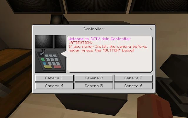 Advanced CCTV Addon (1.19) – MCPE/Bedrock Security Mod — screenshot 3