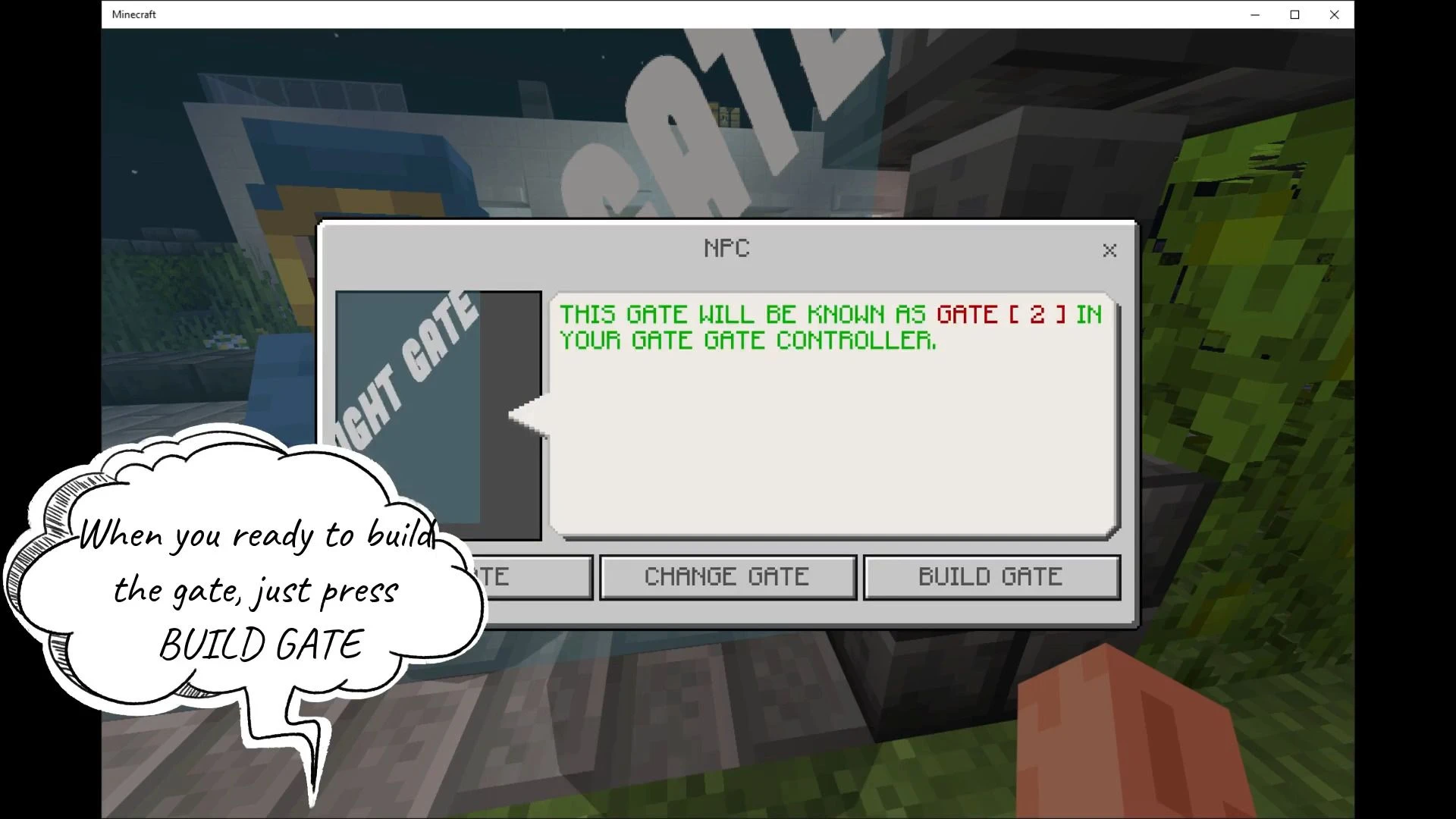 Advanced Gate Addon (1.19) – MCPE/Bedrock Mod — screenshot 5